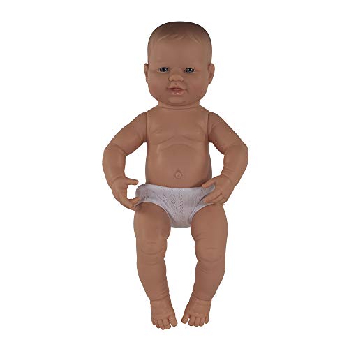 Miniland Doll 15 3/4'' Newborn Caucasian Girl - Made in Spain, Anatomically Correct, Quality - Image 2