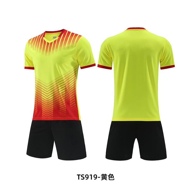 Football Uniforms Suit Children'S Training Uniforms Student Sports Games Football Uniforms Team Uniforms Quick-Drying Fabric Jerseys - Image 1