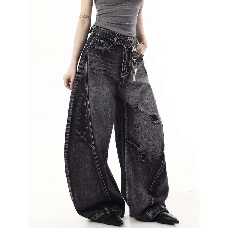 Unisex Casual Daily Denim Jeans - Image 4