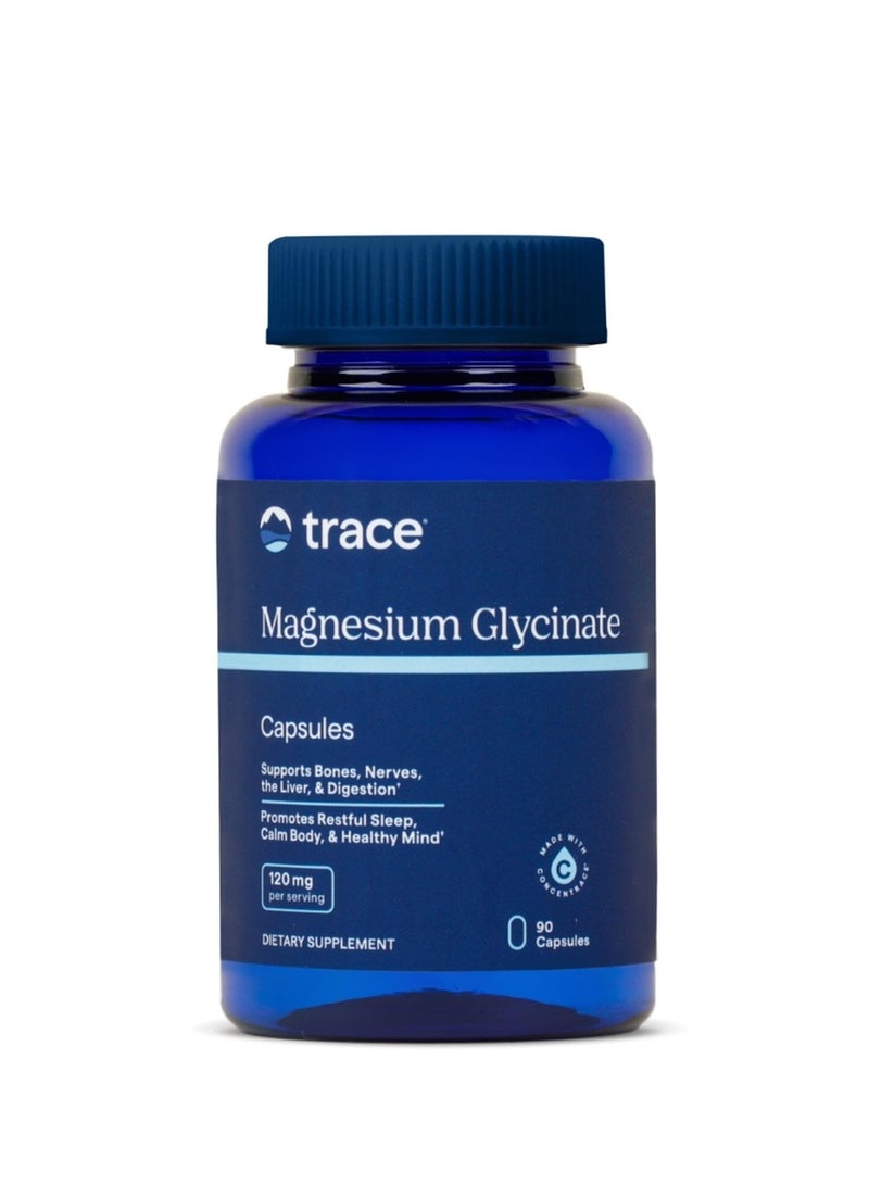 تريس جليسينات المغنيسيوم النزرة ١٢٠ ملغ - ٩٠ كبسولة