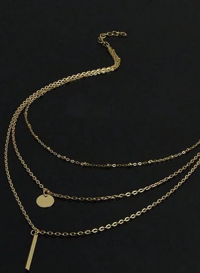 تايك تو Gold Layered Necklace Set