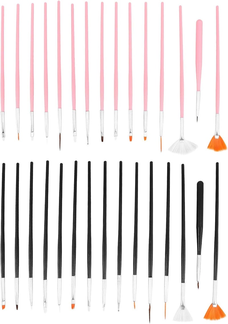 30pcs Cake Decorating Brushes Food-grade Pastry Basting Brushes for Baking and Fondant Icing Cake Modeling Tools with Soft Bristles for Cookie and Chocolate Decoration - Image 1