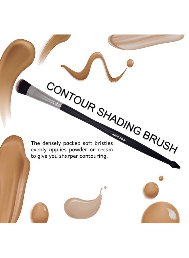MAJESTIQUE Blending Eye Brush By Majestique Professional Contour Shading Make Up Brush Softens Dramatic Edges & Fine Lines For Eyeshadow Eyeliner & Concealer Fc34 - Image 4