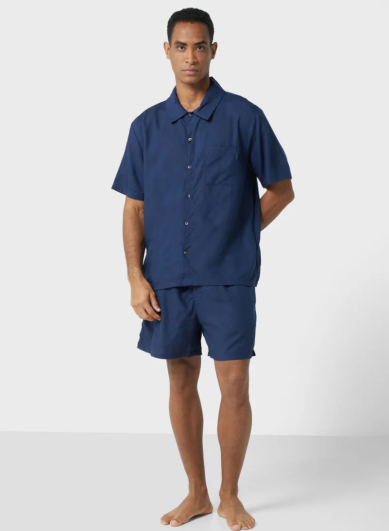 CALVIN KLEIN Essential Shirt & Shorts Set