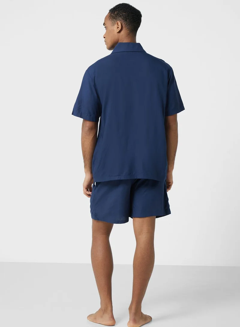 CALVIN KLEIN Essential Shirt & Shorts Set