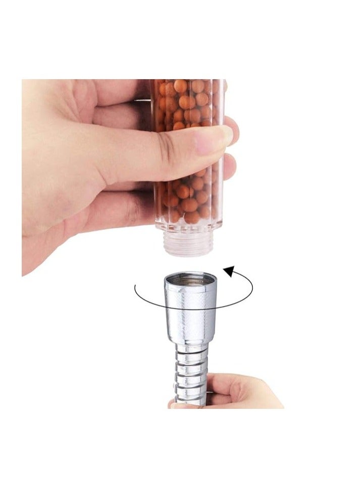 Spa Shower Head With Water Saving Filter For Hair Falling And Dry Skin
