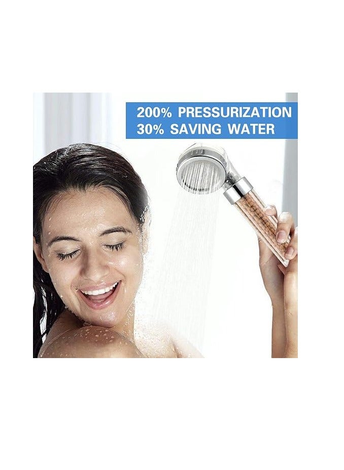 Spa Shower Head With Water Saving Filter For Hair Falling And Dry Skin
