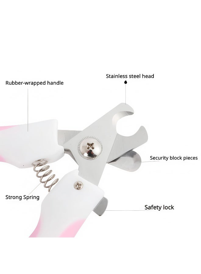 general Pet Nail Clippers and Trimmers for Dogs and Cats, Professional Grooming Tool with Safety Guard, Sharp Blades, Free Nail File, Avoid Overcutting, Suitable for Small and Large Pets - Image 3