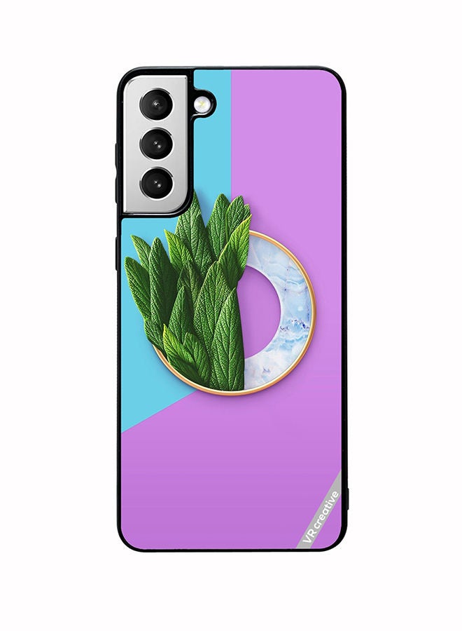 VR CREATIVE Protective Case Cover For Samsung Galaxy S22 Plus 5G Flower Design Multicolour - Image 1