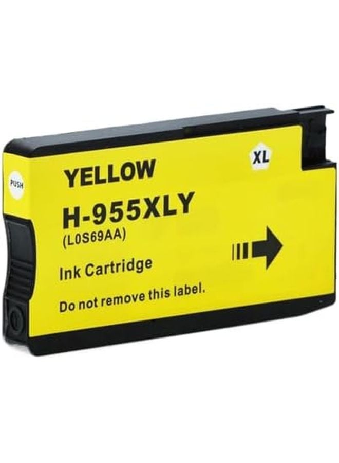 خرطوشة حبر أصفر متوافقة بديلة لـ HP 955 955XL OfficeJet Pro 7740 8210 8710 8720 Series - Image 1