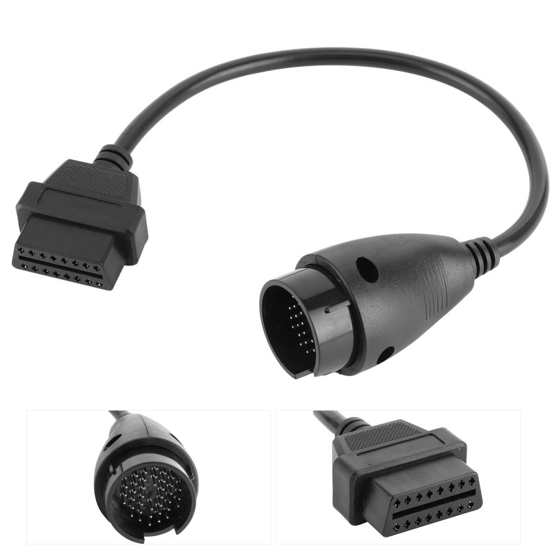 كابل تشخيصي بـ 38 دبوس: محول OBDII احتراضي ومستقر وعالي الموثوقية - موصل OBD2 لفحص مركبات مرسيدس بنز - Image 3