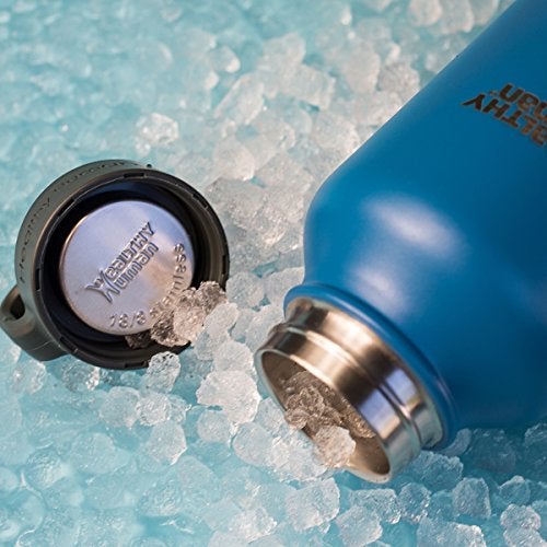 Healthy Human Stainless Steel Water Bottle | Double Walled Vacuum Insulated Water Thermos for Adults | Eco-Friendly Travel Bottles with Leak Proof Lid (Bahama, 32 oz/ 946 ML) - Image 3
