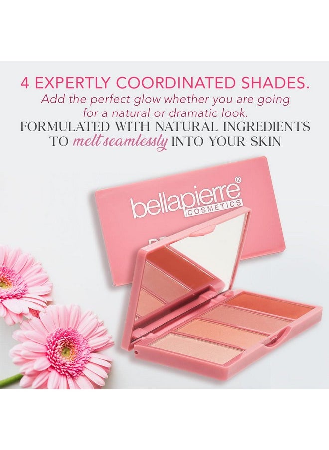 BellaPierre - Pro Blush Makeup Palette ; Highly Pigmented Long Lasting And Blendable ; Hypoallergenic And Paraben Free ; Cruelty Free - Image 1