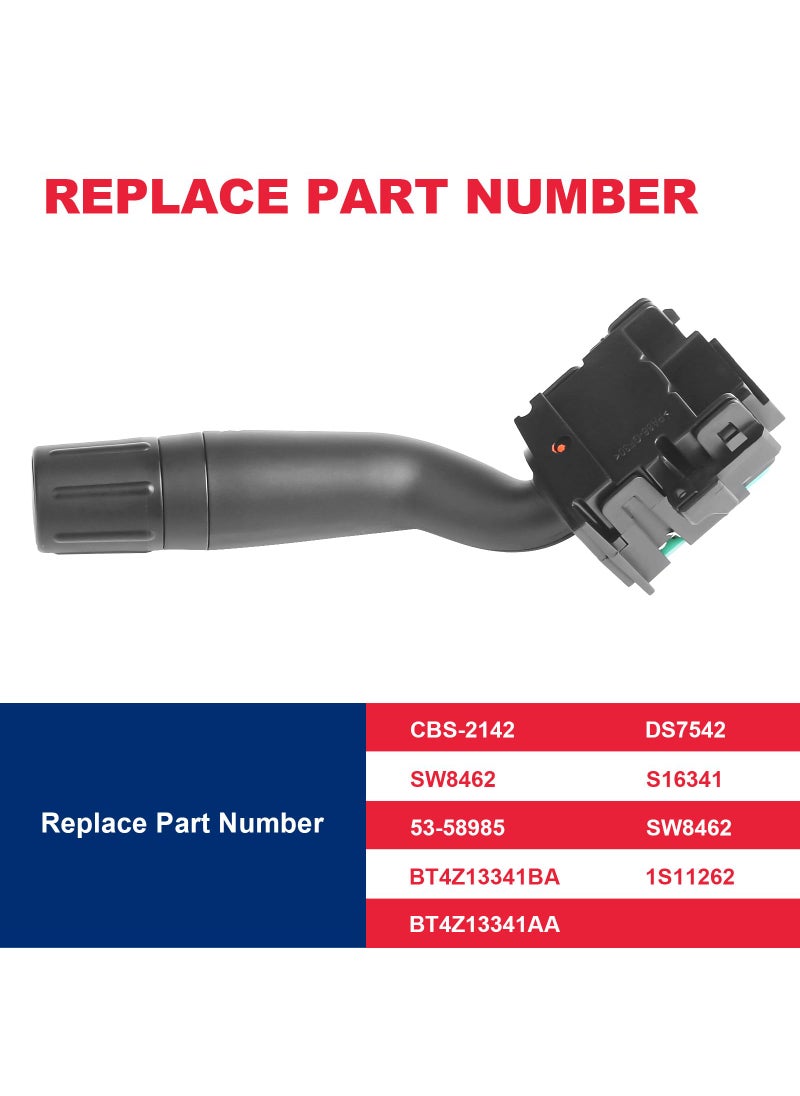 VASTAUTO Multifunction Turn Signal Switch Fit for 2011-2012 Ford Edge Explorer & Lincoln MKX Replaces# BT4Z13341AA CBS-2142 SW8462  - Image 2