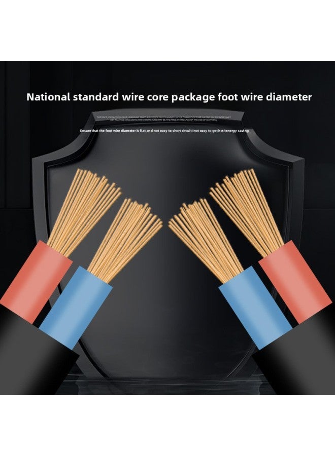 National Standard Foot 2.5/4/6 Square Wire Cable 2-core Outdoor Antifreeze Wear-resistant Sheath Cord Power Cord-Color:2-core Black Foot 200 Meters 4 Square - Image 3