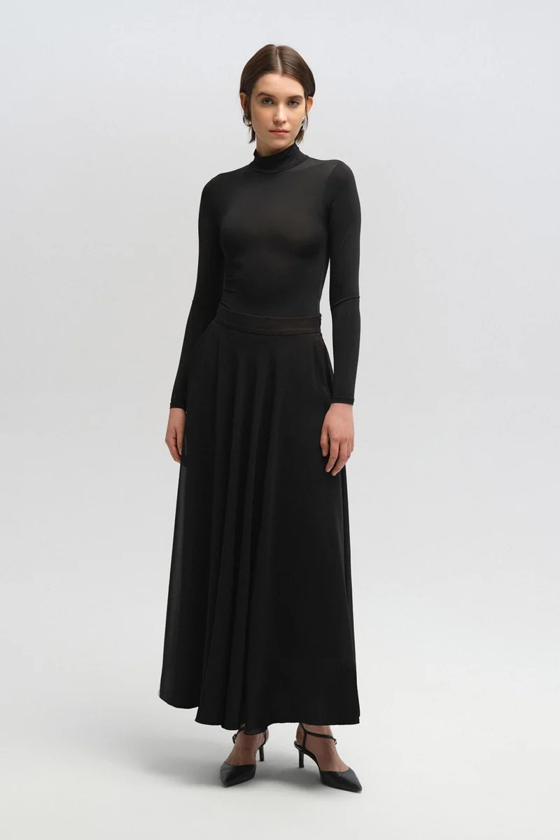 توتشي Touche Chiffon Skirt