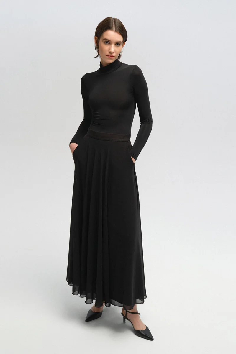 توتشي Touche Chiffon Skirt