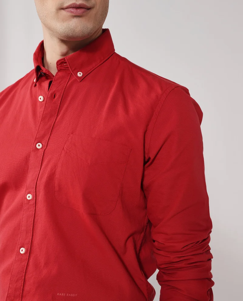 Rare Rabbit Men's Button Down Oxford Shirt