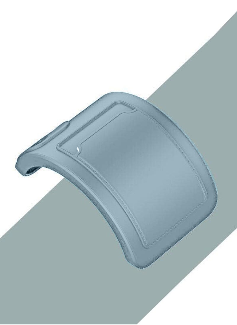 Silicone TPU With Card Holder Case Cover For Tecno Spark 20 / Spark 20C 4G 2023 Grey