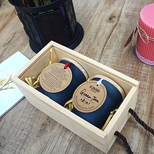 CandMak Candle Hang Tags, 160pcs 2" Diameter Handmade with Love Scented Candle Labels, Warning Labels for Candle Making - Image 5