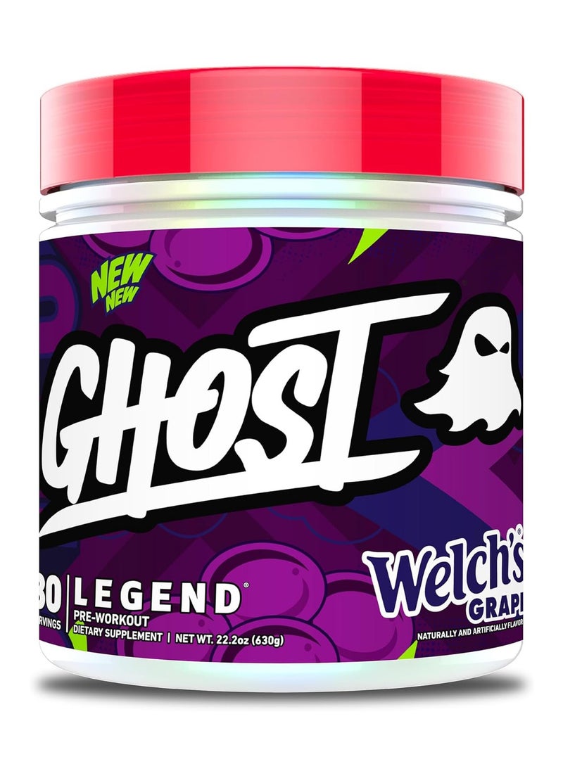 Ghost - Legend Pre-Workout - Grape - (30 Servings) - Image 1