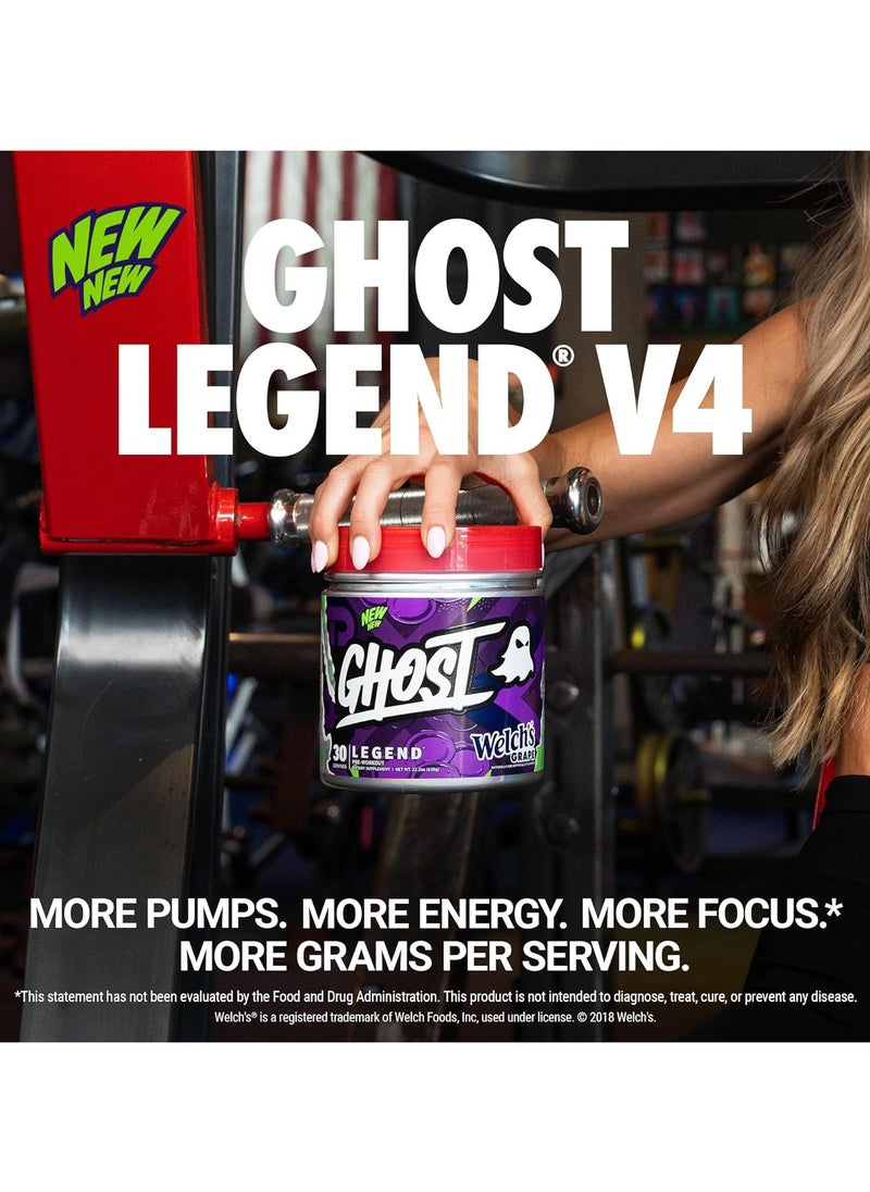 Ghost - Legend Pre-Workout - Grape - (30 Servings) - Image 1