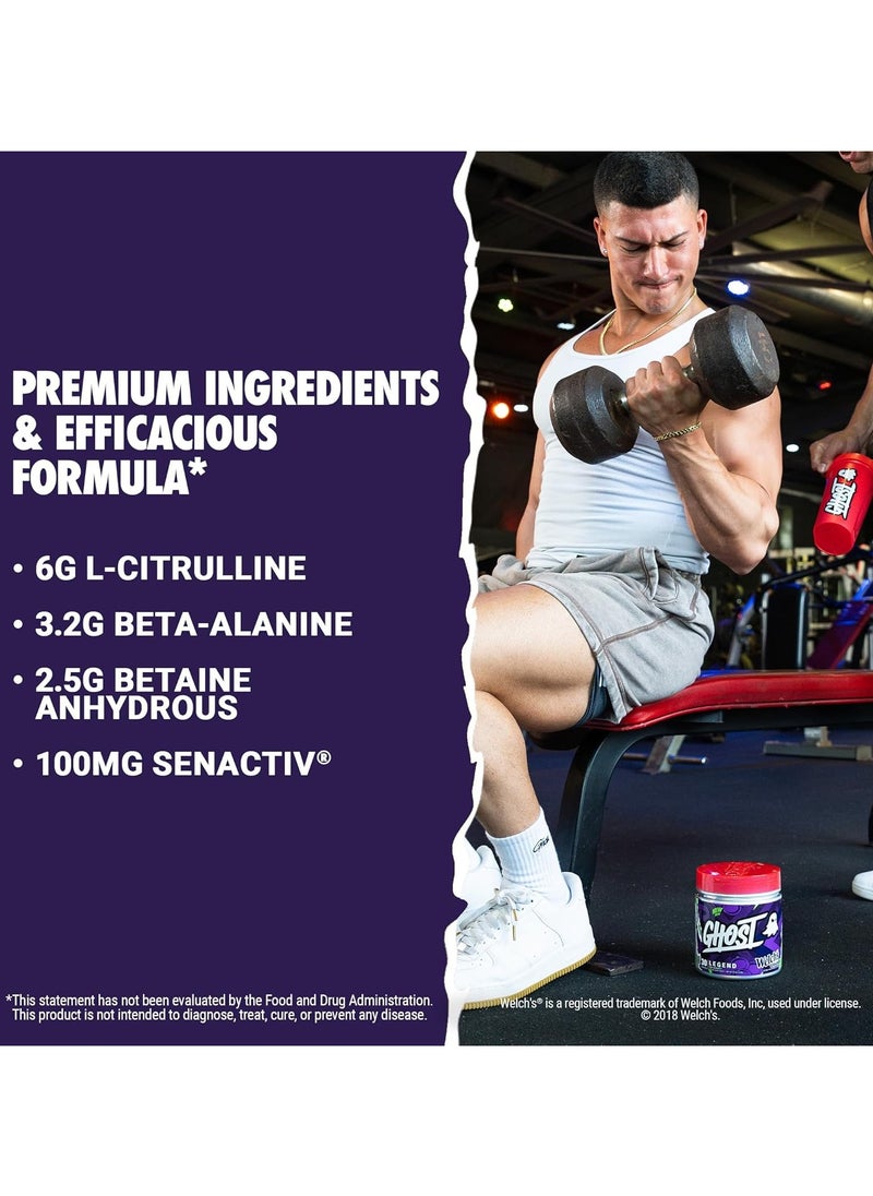 Ghost - Legend Pre-Workout - Grape - (30 Servings) - Image 1