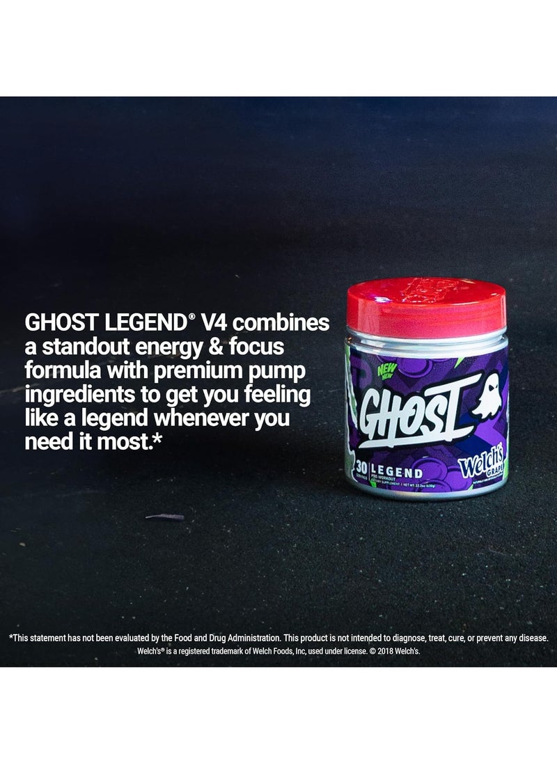 Ghost - Legend Pre-Workout - Grape - (30 Servings) - Image 1