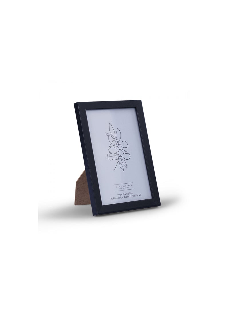 Pan Home إطار صور هانسيل 16.7 × 11.8 سم - أسود - Image 1