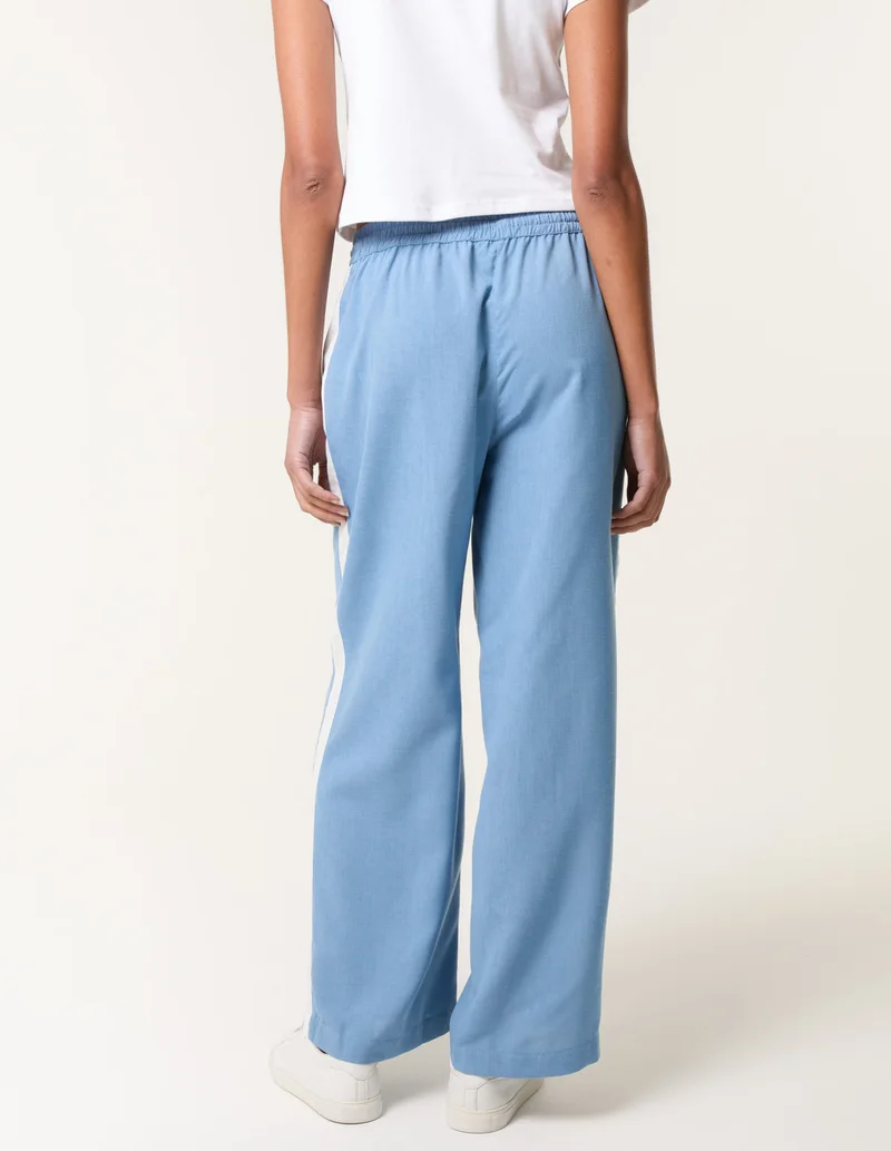 Blue Vanilla Side Stripe Trouser