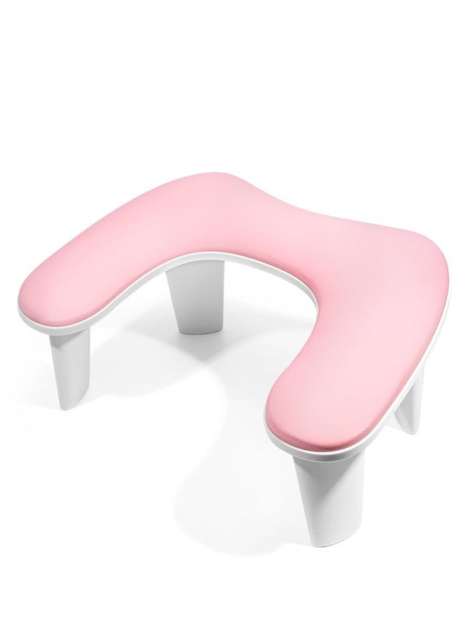 LIONVISON LIONVISION Nail Arm Rest U-Shape: Pink Arm Rest for Nails for Use in Nail Salons - French Nail Art Arm Rest for Nail Art Lovers Nail Art Salon - Image 1