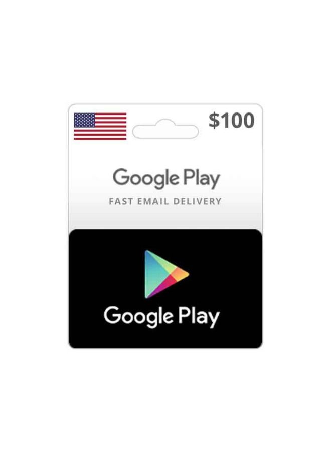 Google Play Digital Card - USA 100 USD