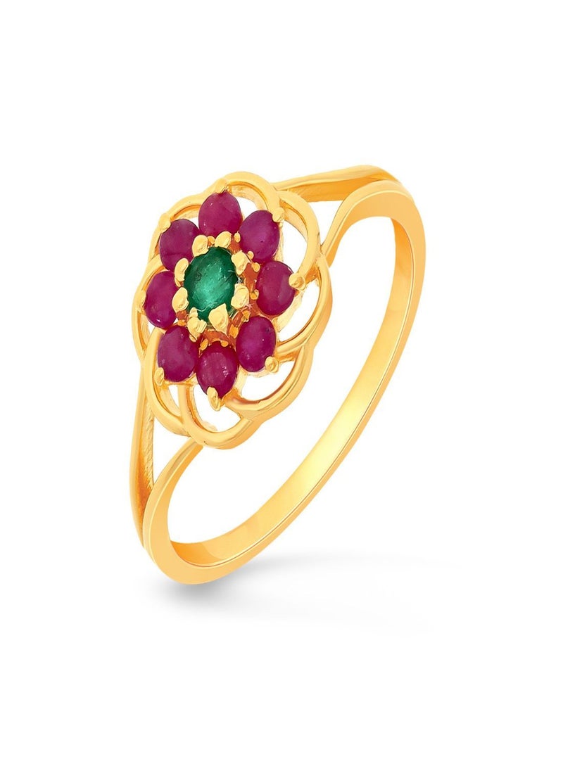 Malabar Gold and Diamonds - Malabar Gold and Diamonds 22 Carat 916 Purity Gemstone Ring PNAFNC072RN1Y15 - Image 1