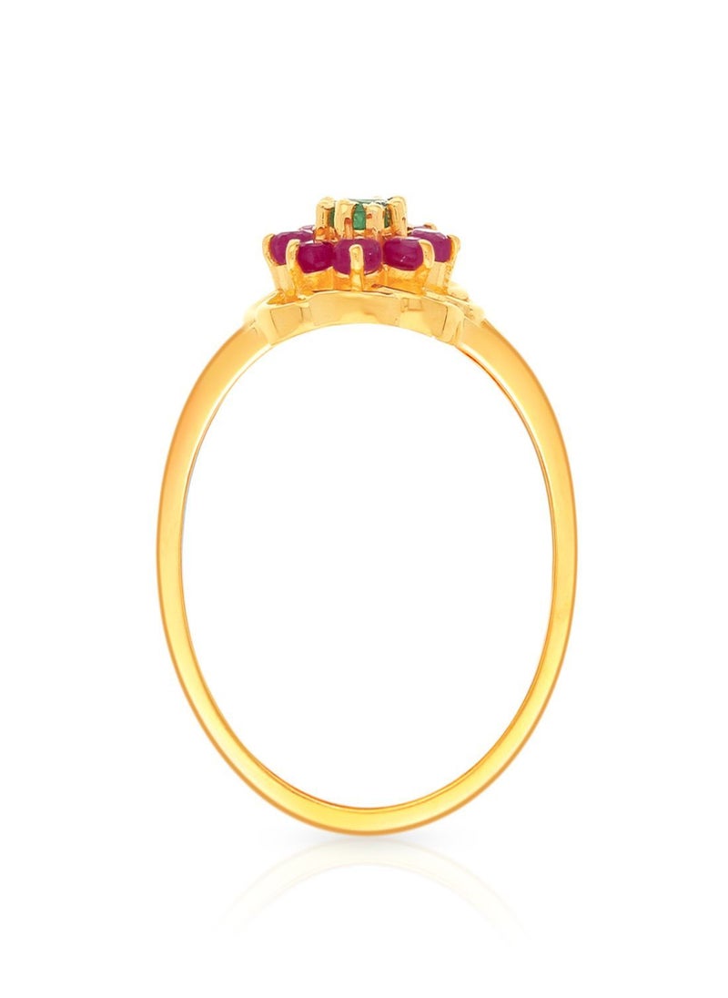 Malabar Gold and Diamonds - Malabar Gold and Diamonds 22 Carat 916 Purity Gemstone Ring PNAFNC072RN1Y15 - Image 1