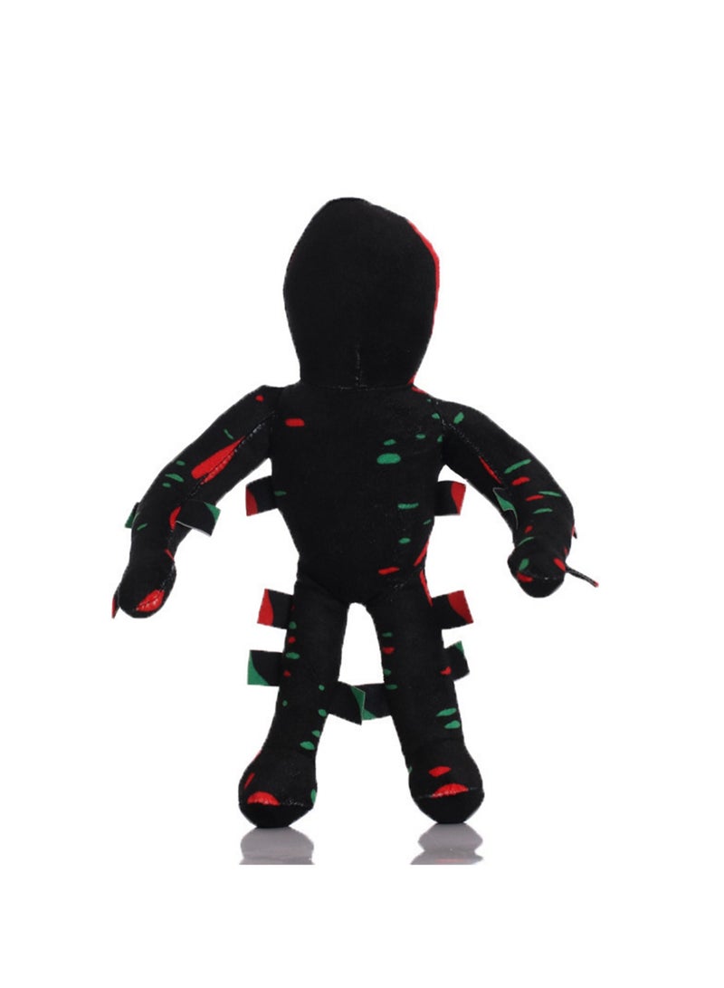 Cartoon New Anime Rainbow Partner Doll Plush Toy (Black Faceless Monster)
