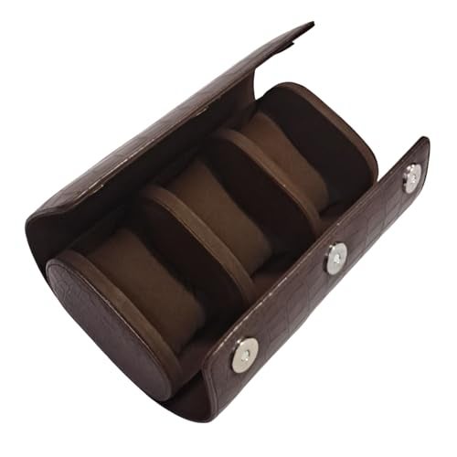 essart Luxury Watch Roll Case – Travel Watch Organizer-Watch Travel Case for 3 Watches | PU Leather Portable Gift Box for Watch Collectors - Image 1