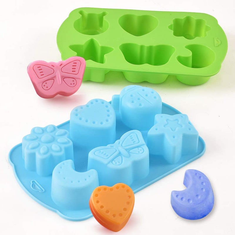 Newk Insects Silicone Candy Mold  4 Packs 6- Cavity Animal Butterfly Moon Star 3D Bakeware Mold  Nonstick Food Grade Mold For Candies  Chocolate  Ice Cube  Resin Craft - Image 4