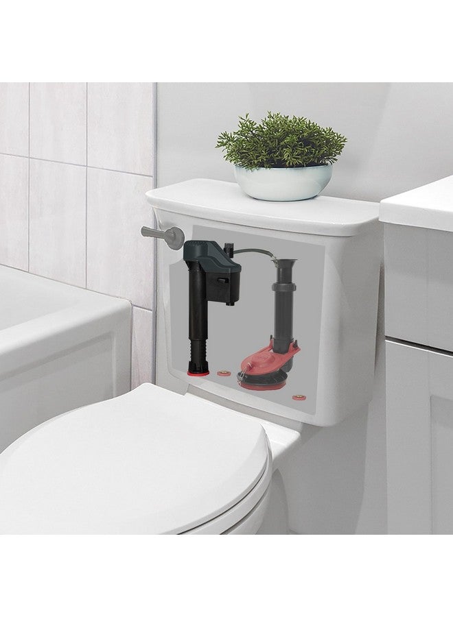 Korky Korky QuietFILL 2X Long Life Toilet Fill Valve - Universal Fits 99% of Toilets - Easy Height Adjust for Fast Install, 528X  - Image 5