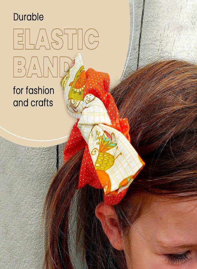 Expo International Trims by The Yard 1/8" Soft Knit Elastic Band, Premium Material, Durable Knitted Elastic Cord for Sewing, Easy to Use, Versatile Sewing Supplies, 10-Yard Cut, Red - Image 5