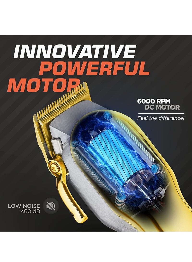 Professional Hair Clippers with Extremely Fine Cutting, Cordless Hair Clippers for Men Professional - Image 3