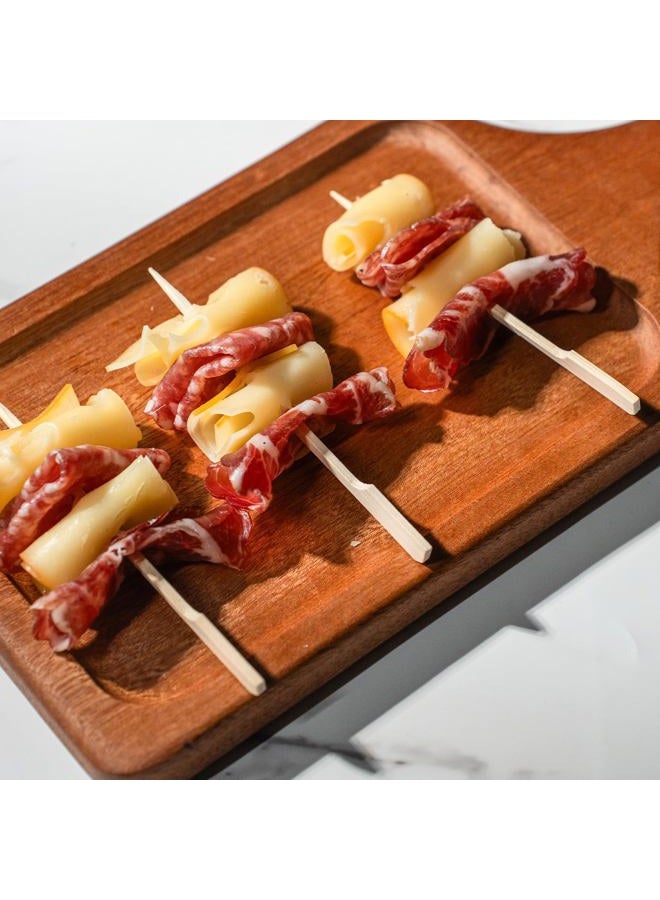 PuTwo Partywoo Cocktail Picks 4.7 Inch 500pcs Bamboo Fancy Skewers Toothpicks for Appetizers Food Drink Fruit Sandwich BBQ Charcuterie Boards Accessories Birthday Graduation Wedding Cocktail Party Supplies - Image 5