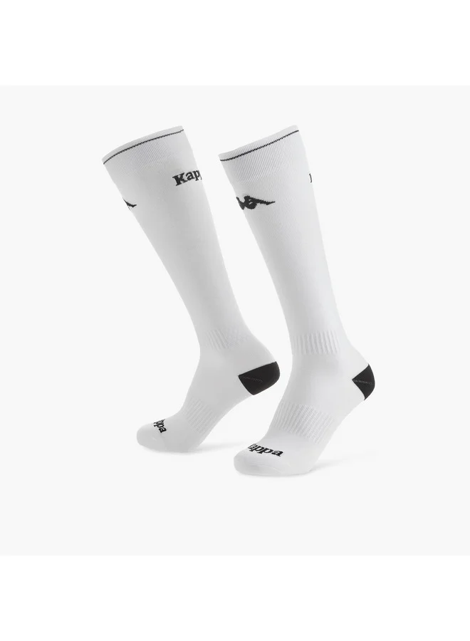 Kappa Men Logo Print Non Terry Socks - Set of 2