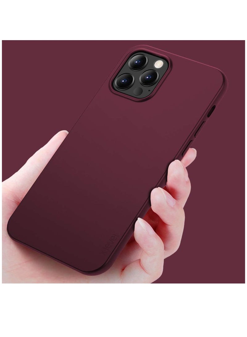 إكس ليفيل حافظة لهاتف آيفون 12 وآيفون 12 برو رفيعة للغاية وناعمة ومرنة من مادة البولي يوريثان الحراري غير اللامعة وقبضة رفيعة وغطاء خلفي واقٍ للهاتف - Image 5