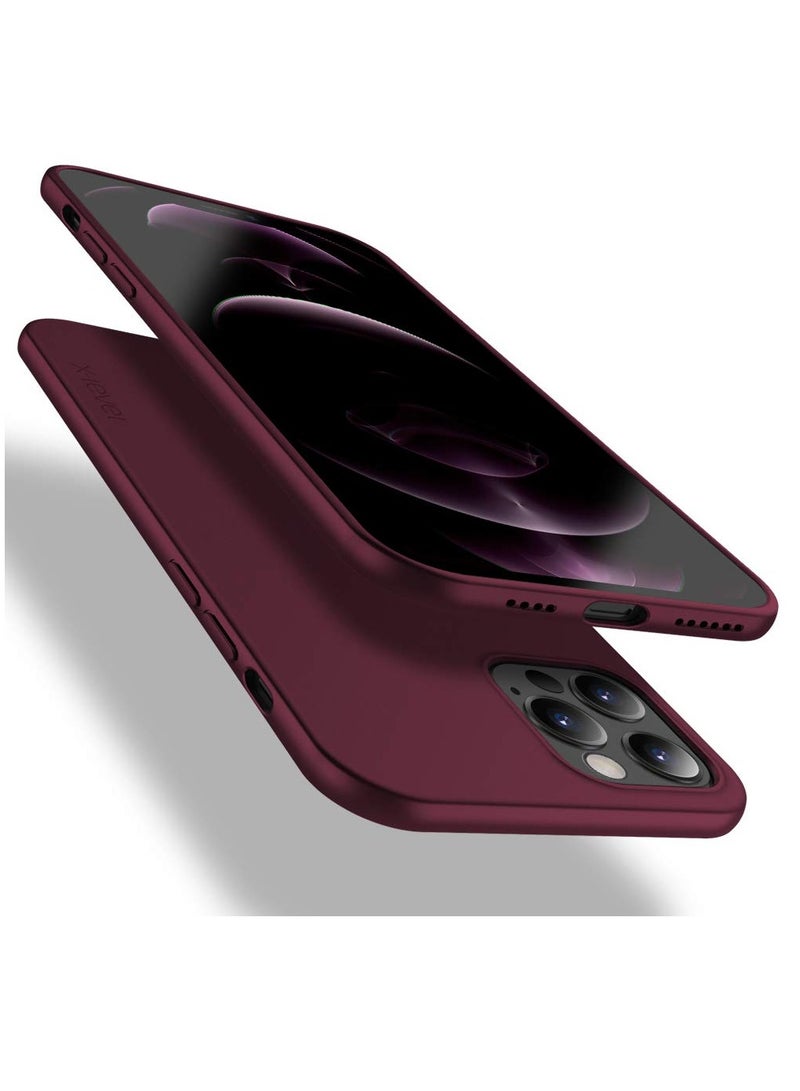 إكس ليفيل حافظة لهاتف آيفون 12 وآيفون 12 برو رفيعة للغاية وناعمة ومرنة من مادة البولي يوريثان الحراري غير اللامعة وقبضة رفيعة وغطاء خلفي واقٍ للهاتف - Image 3