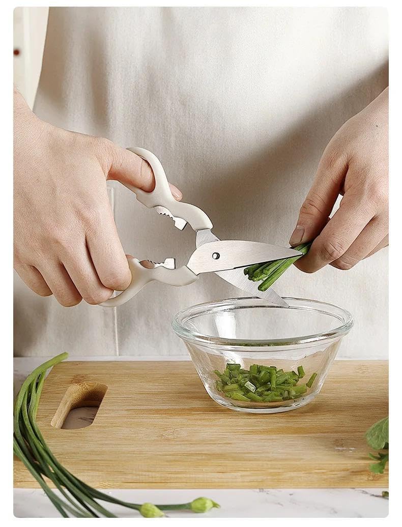 Menrexa 6pcs Kitchen Gadgets Set Includes Kitchen Scissors Paring Knife Whisk Bottle Opener Peeler and Utensil Holder Essential Kitchen Utensils Set for Home Cooking - Image 2