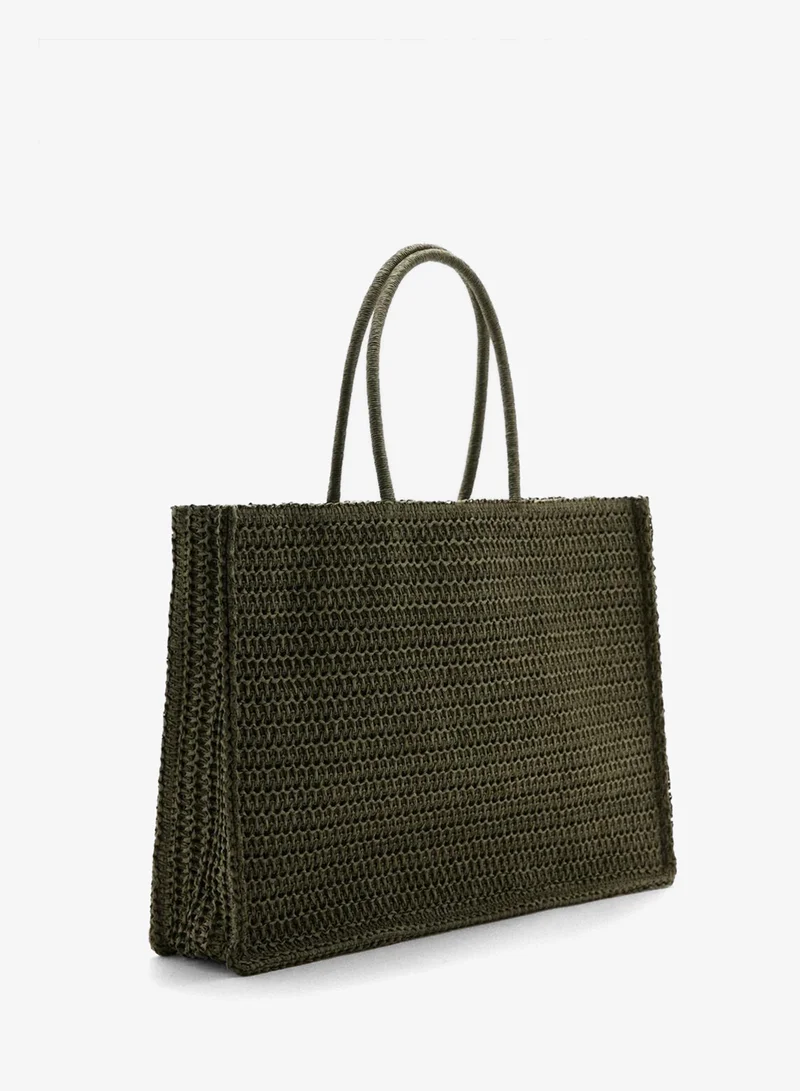 مانجو Natural Fibre Tote Bag