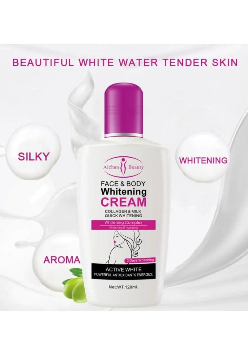 Aichun beauty Face And Body Whitening Cream 3 Days Whitening120 ml  - Image 5