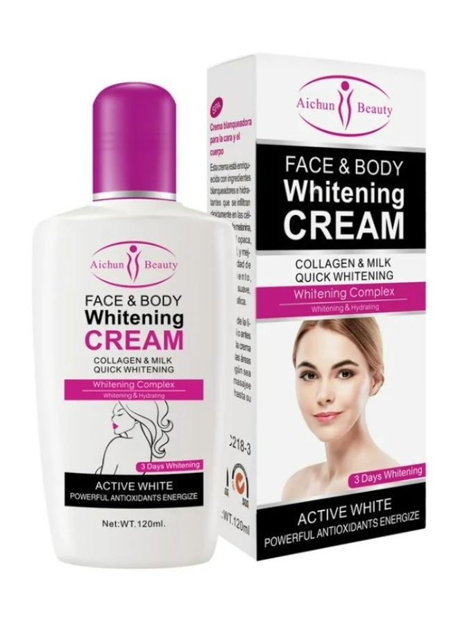 Aichun beauty Face And Body Whitening Cream 3 Days Whitening120 ml  - Image 1