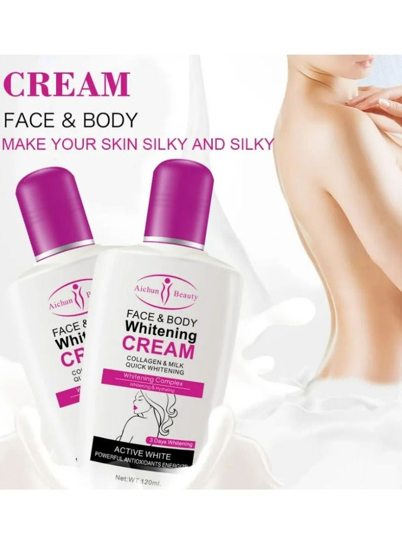 Aichun beauty Face And Body Whitening Cream 3 Days Whitening120 ml  - Image 2