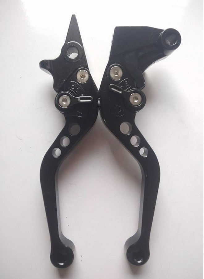 Autofetch Bike Adjustable Clutch and Brake Lever (Set of 2) (Black) Compatible with Bullet Battle Green - Image 2